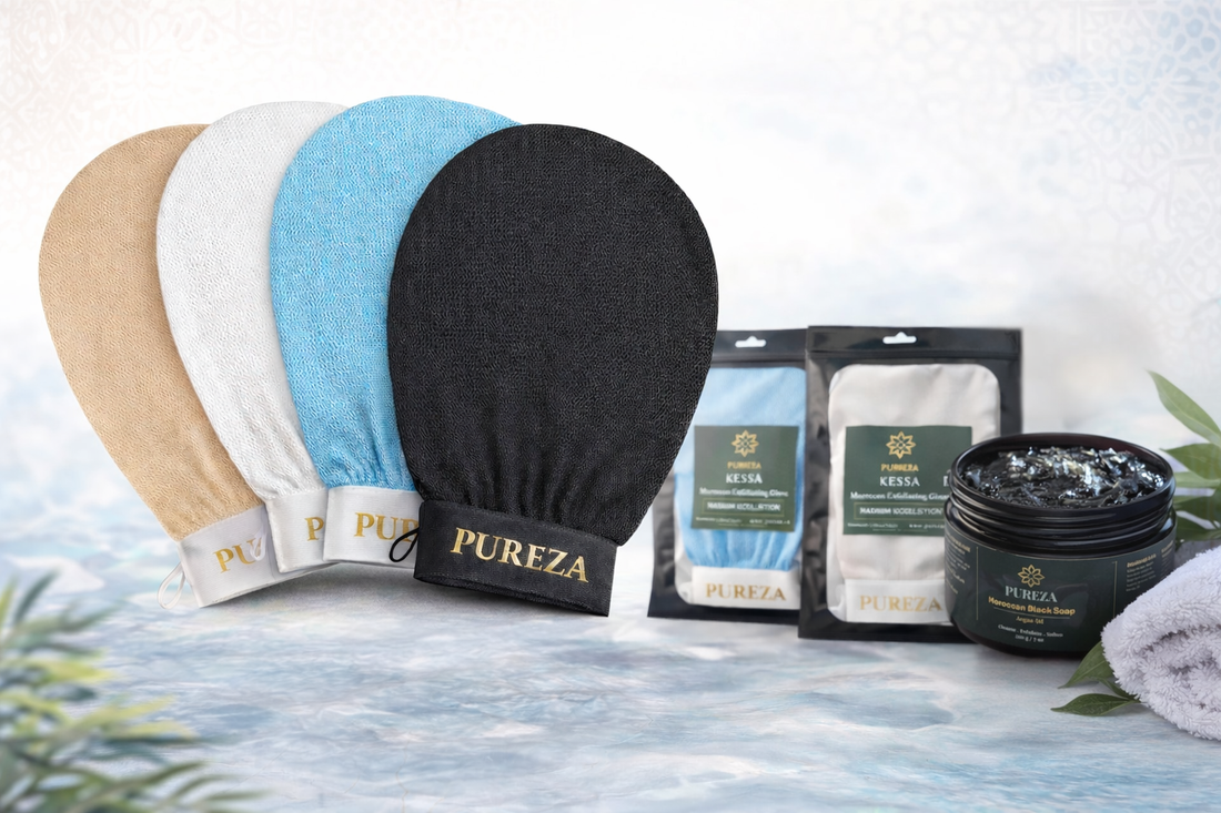Moroccan Kessa Glove Exfoliation for Smooth, Glowing Skin