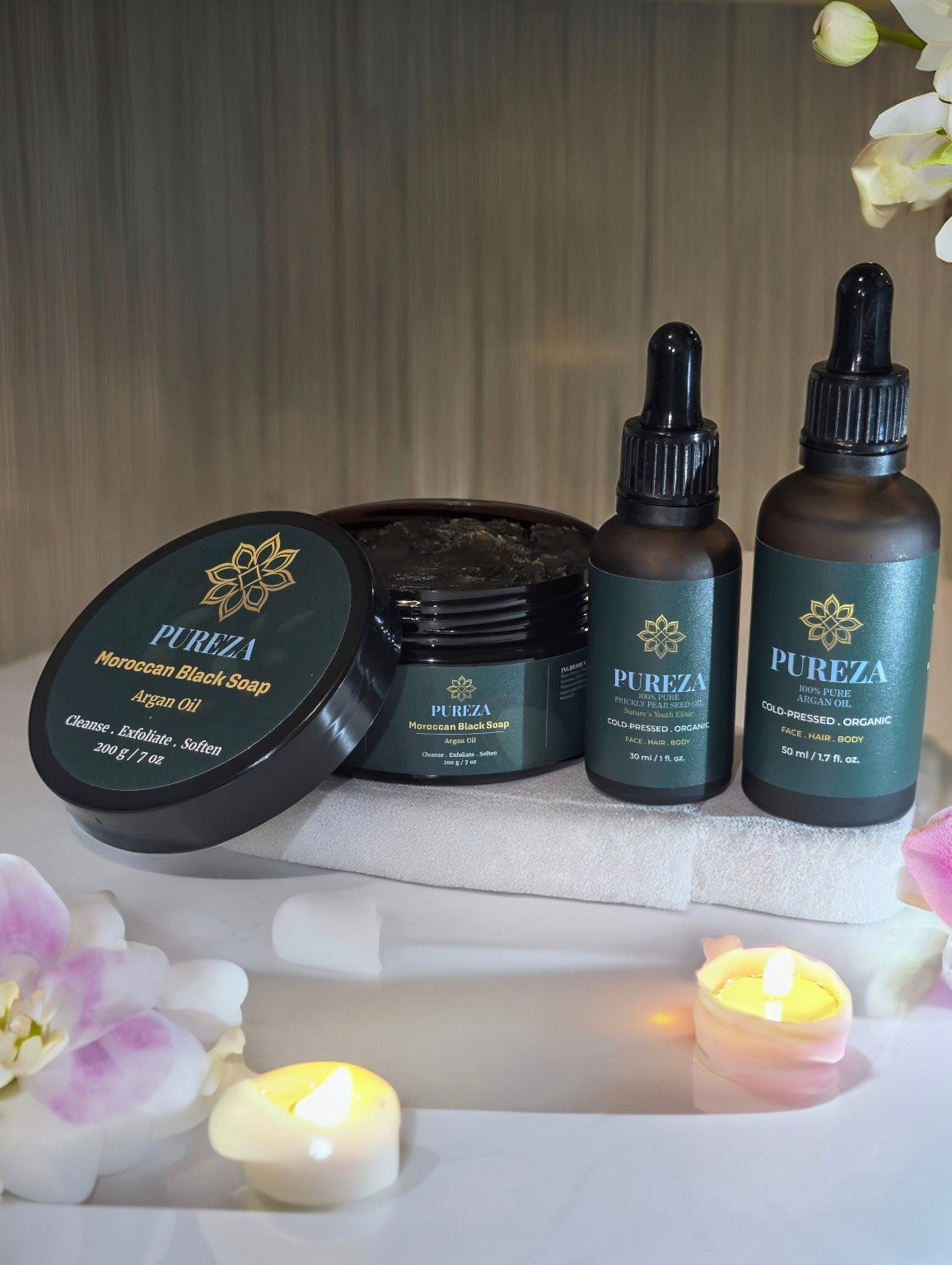 Moroccan Black Soap – Argan Oil (200g)